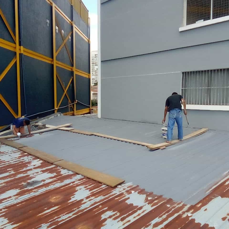 Acabamento de pintura