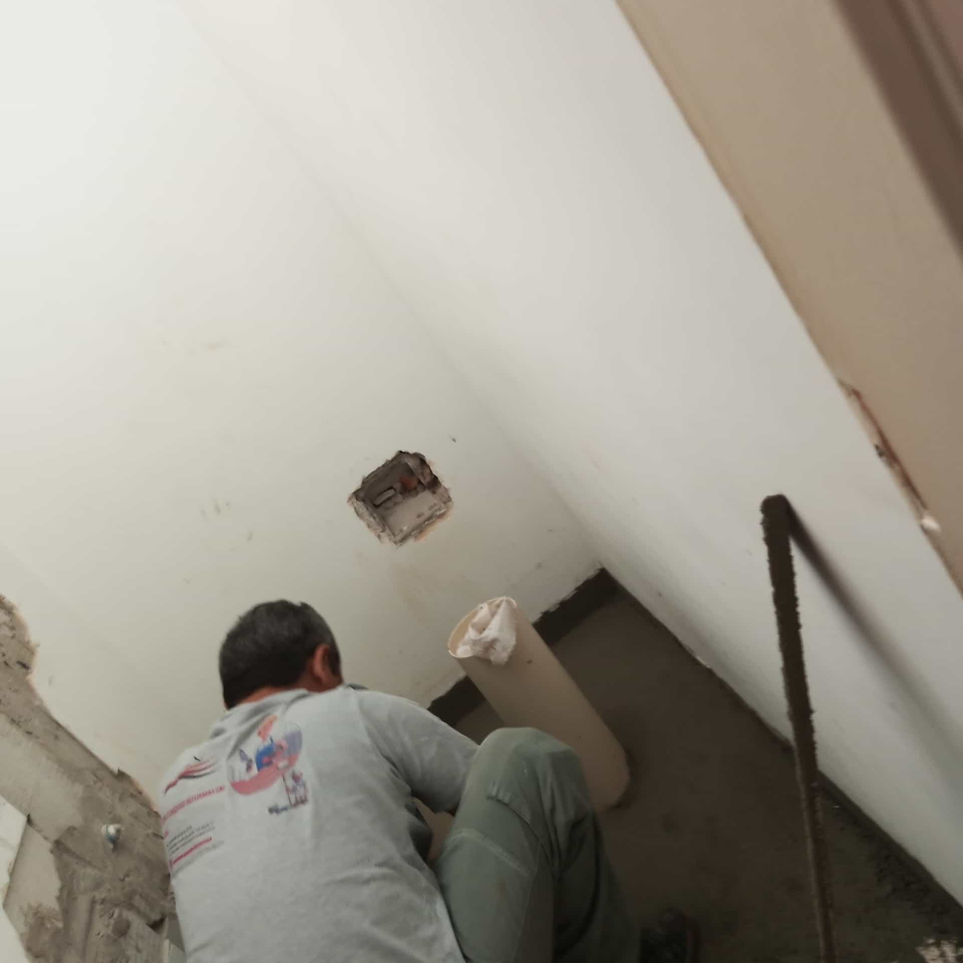 Demolição de parede